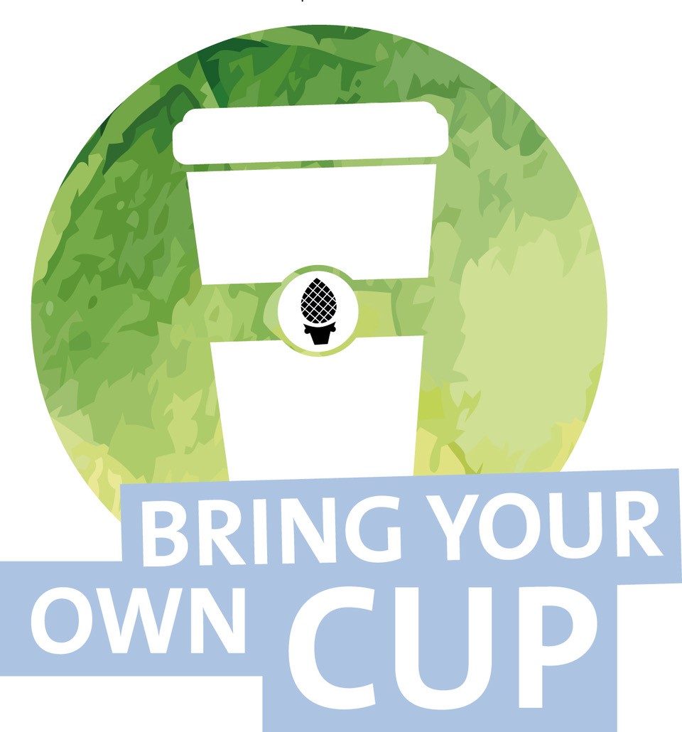 Logo "Bring your own cup"