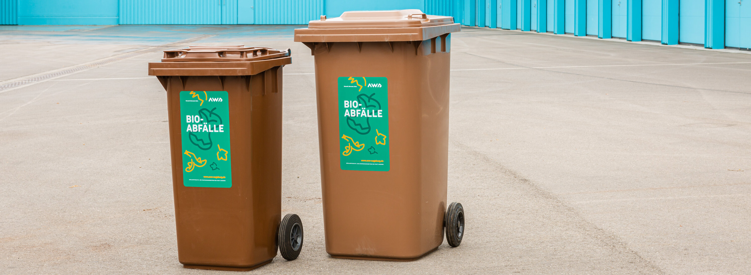 Braune Tonne für Bioabfall