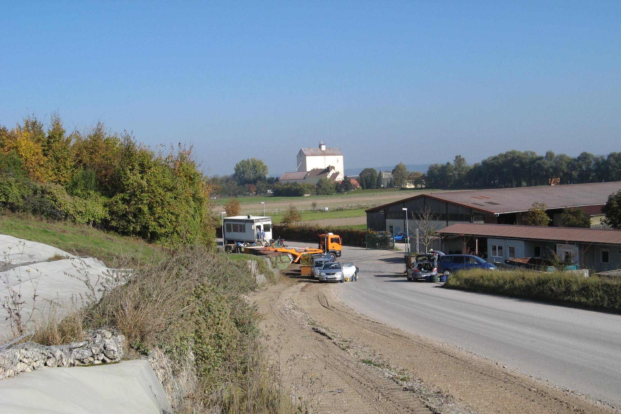 Einfahrt Deponie Augsburg-Nord
