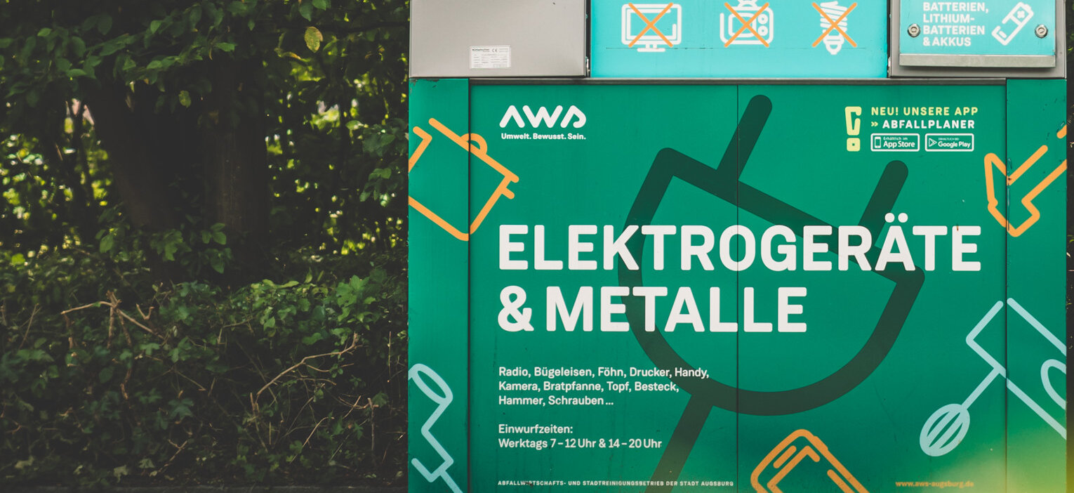 Container für Elektrogeräte